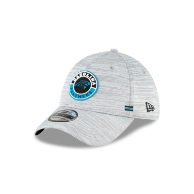 Carolina Panthers Gorra | New Era Official NFL Fall Sideline 39thirty Stretch Fit Cap Mexico - Grises